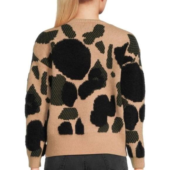 YAL NEW YORK Women's Animal Print Sweater - M - NWT - Picture 2 of 3